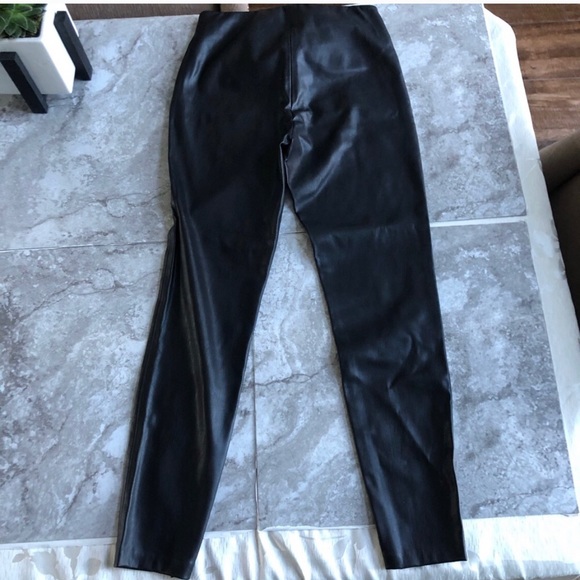Zara high wasted leather leggings - Picture 2 of 4